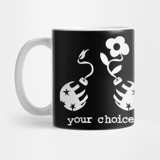 Choices (Mono White) Mug